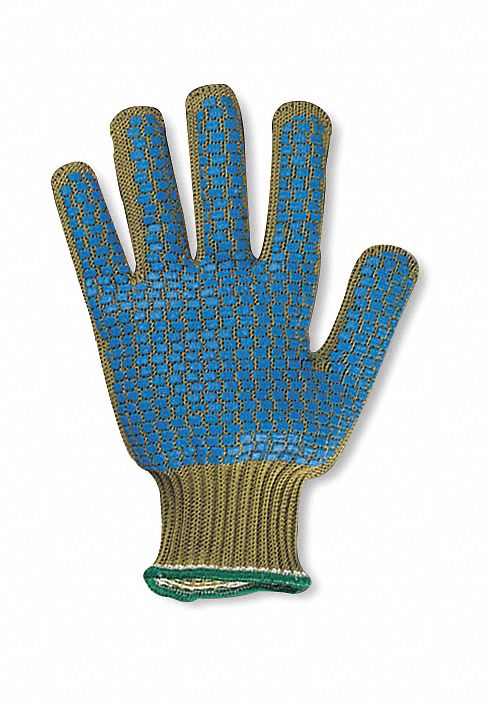 Cut Resistant Gloves, Gold, M