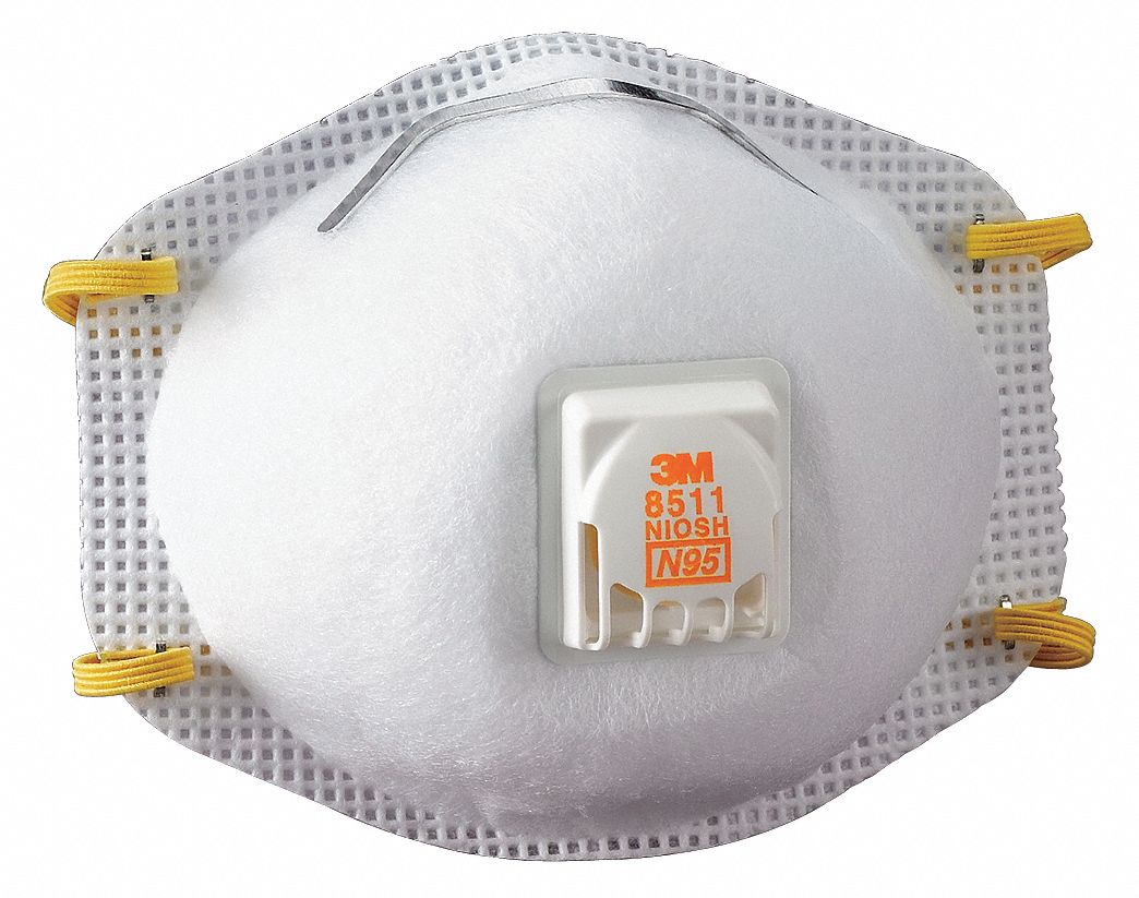 Disposable Respirator, N95, Pk 10
