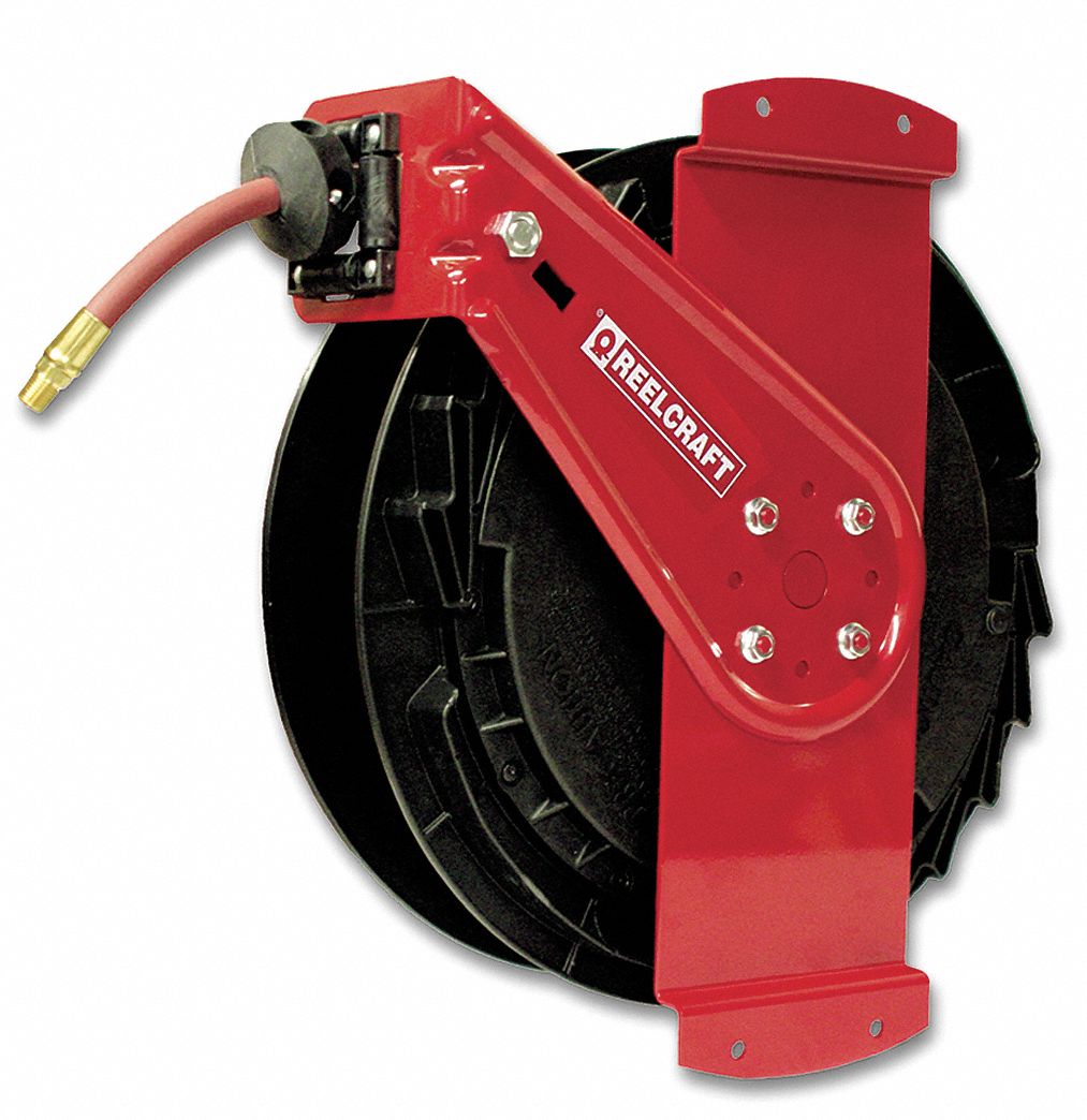 Hose Reel, 3/8 In ID x 50 Ft, 300 PSI