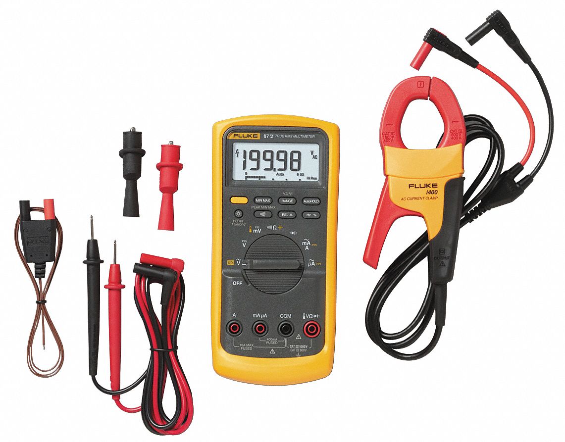 Industrial Digital Multimeter, 1000V, 10A