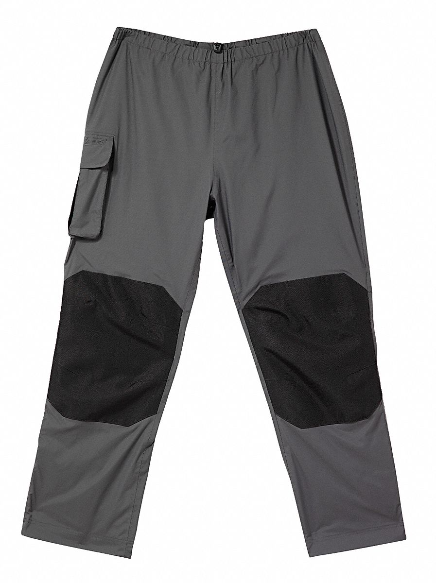 Breathable Rain Pants, Charcoal, L