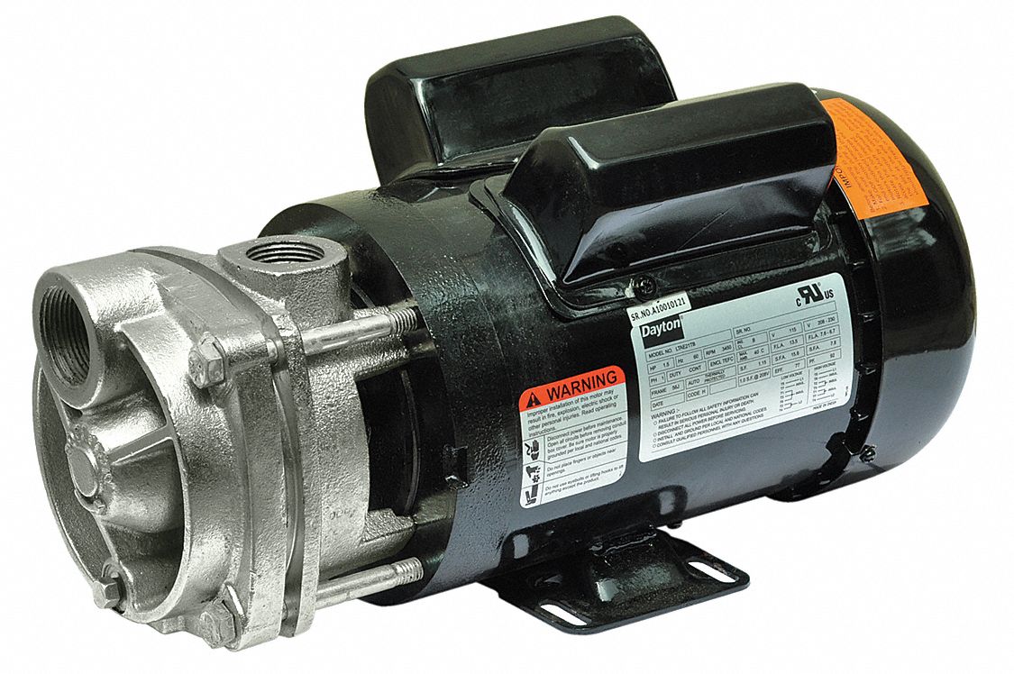 Turbine Pump, 1 1/2 HP, 1 Ph, 13.5/6.7 Amp