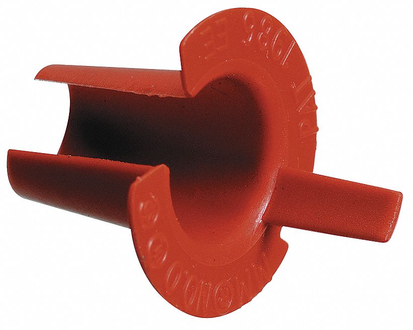 Bushing, Anti-Short, 3/8 In, Plastic, PK100