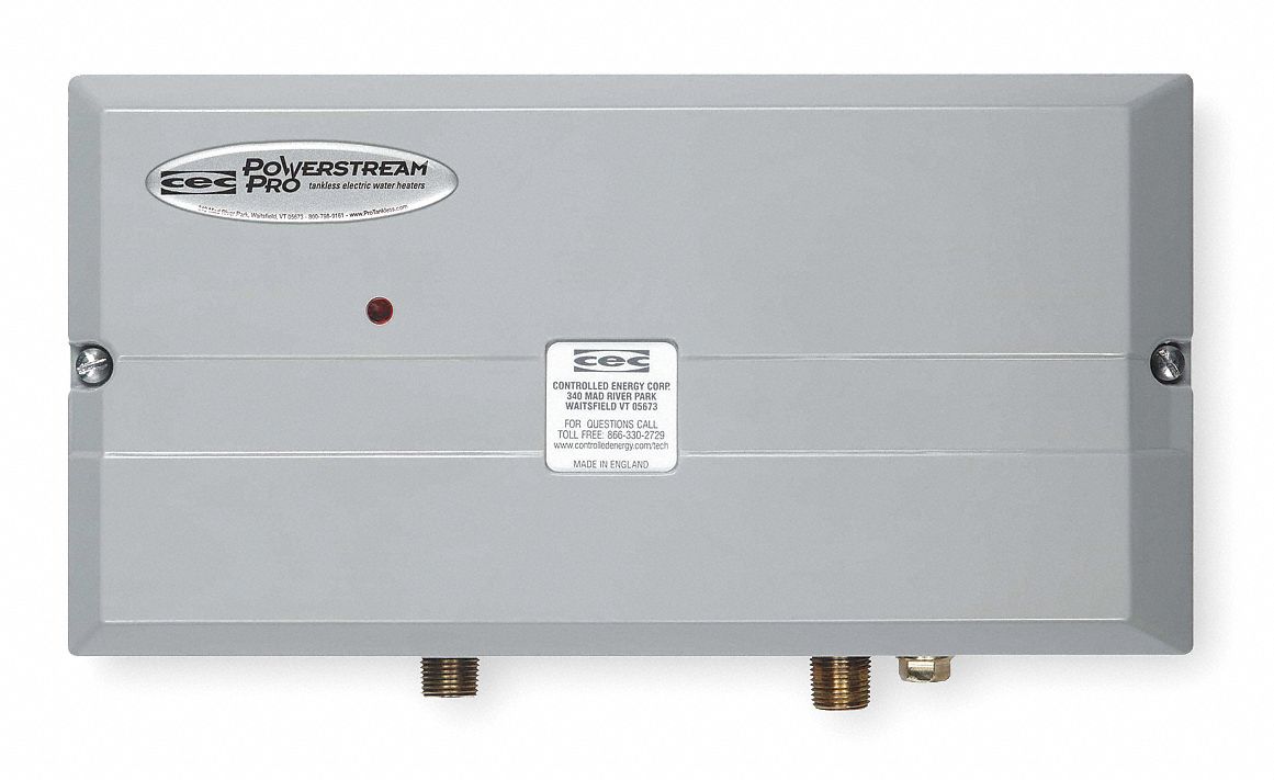 Electric Tankless Water Heater, 208/240V
