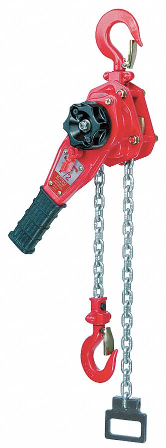 Lever Hoist, Ratchet, 6600Lb, Open 7 1/2In
