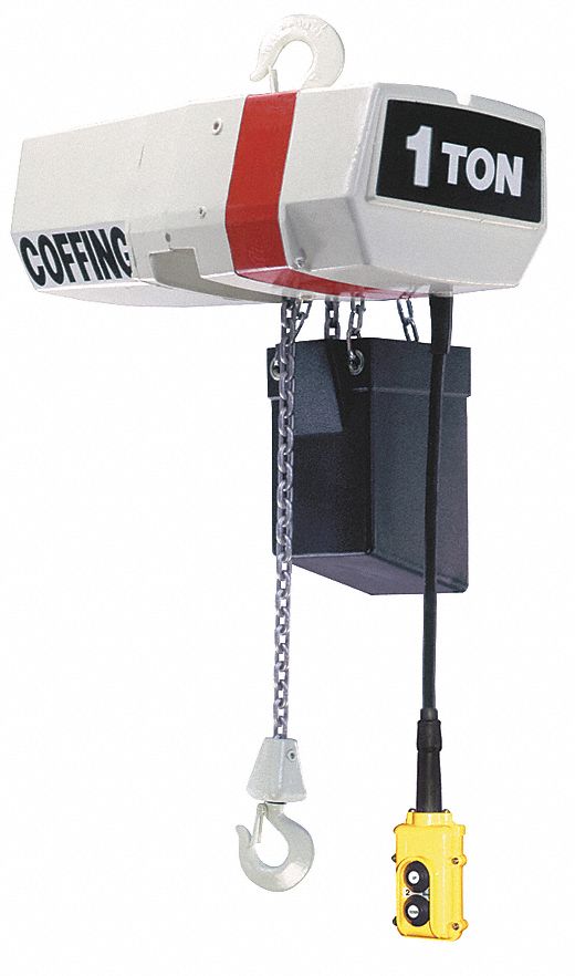 Elec Chain Hoist, 1T, 16fpm, 460V