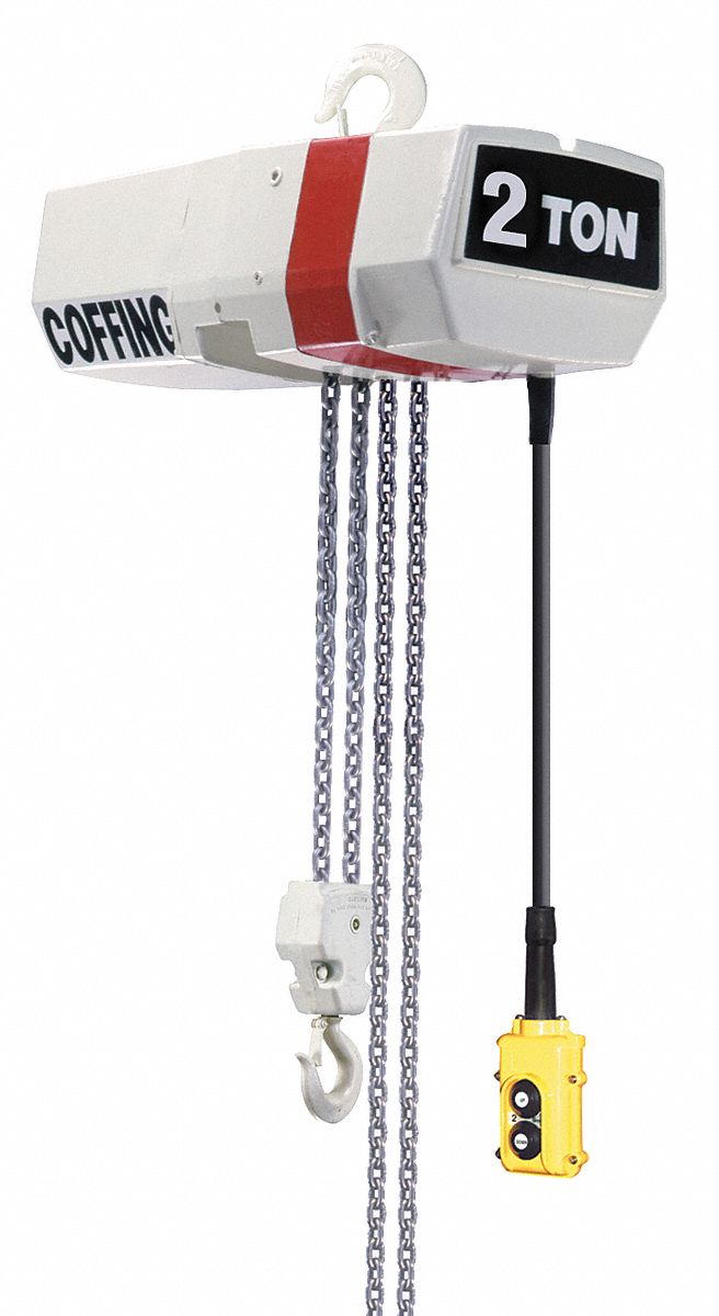 Elec Chain Hoist, 2T, 8fpm, 460V