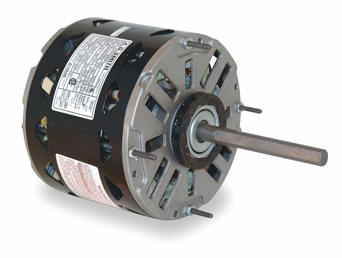 Motor, PSC, 1/4 HP, 1075 RPM, 115V, 48Y, OAO