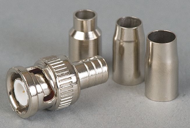 Coaxial Connector, BNC, 0-4GHz, 50 Ohm, PK10