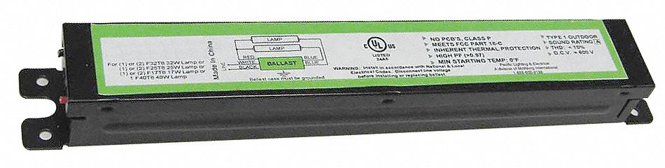Electronic Ballast, T12 Lamps, 277V