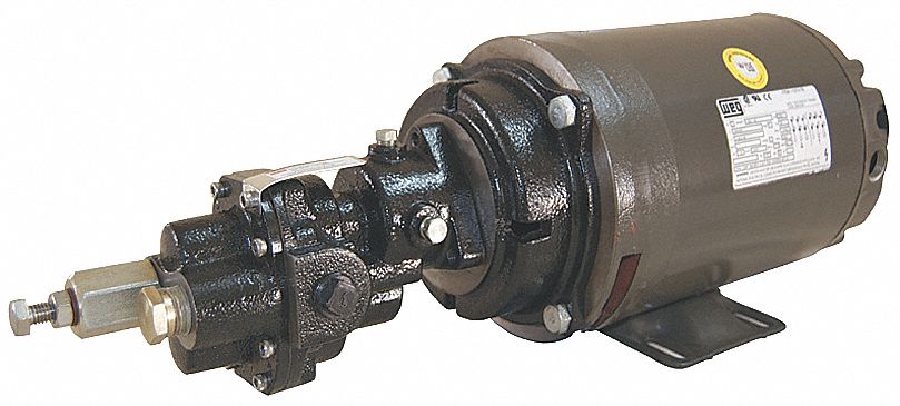 Rotary Gear Pump, Cast Iron, 3 HP, 3 Ph