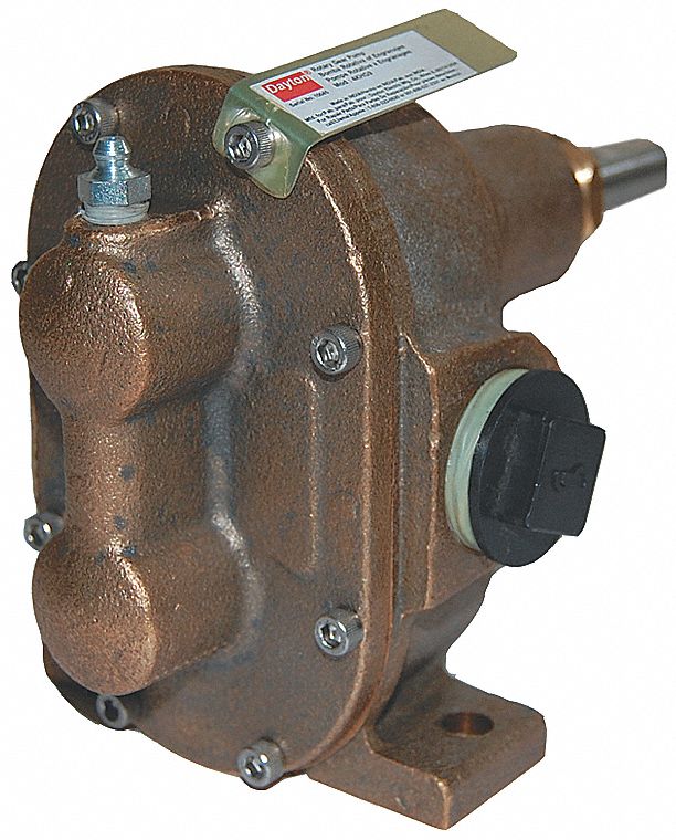 Rotary Gear Pump Head, 1/2 In., 1/3 HP
