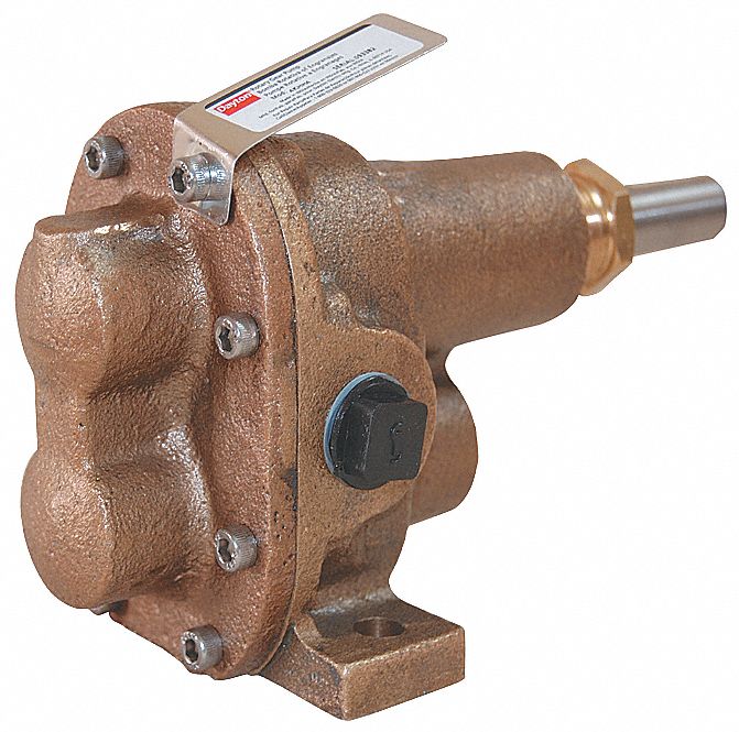 Rotary Gear Pump Head, 1 In., 1 HP