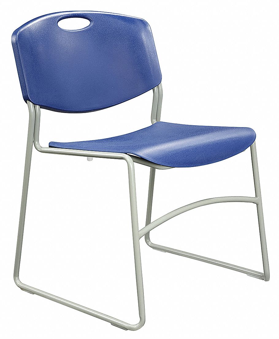 Chair, Stackable, Blue