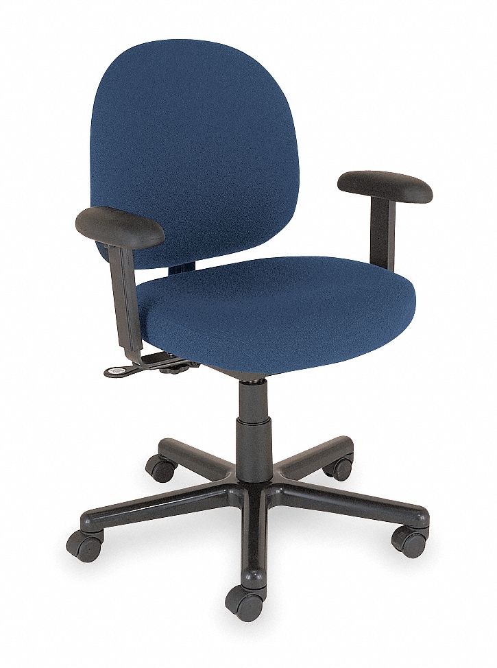 Chair, Intensive-Use, 42H, Lrg Back, Black