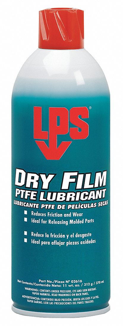 Dry Film PTFE Lubricant, 16Oz, Net 12Oz