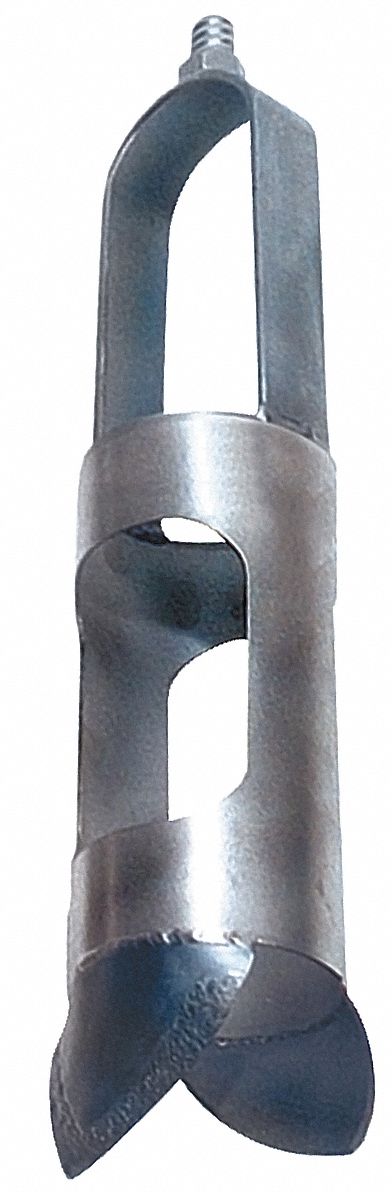 Auger, Mud, Dia 4 In, 5/8 In Thread
