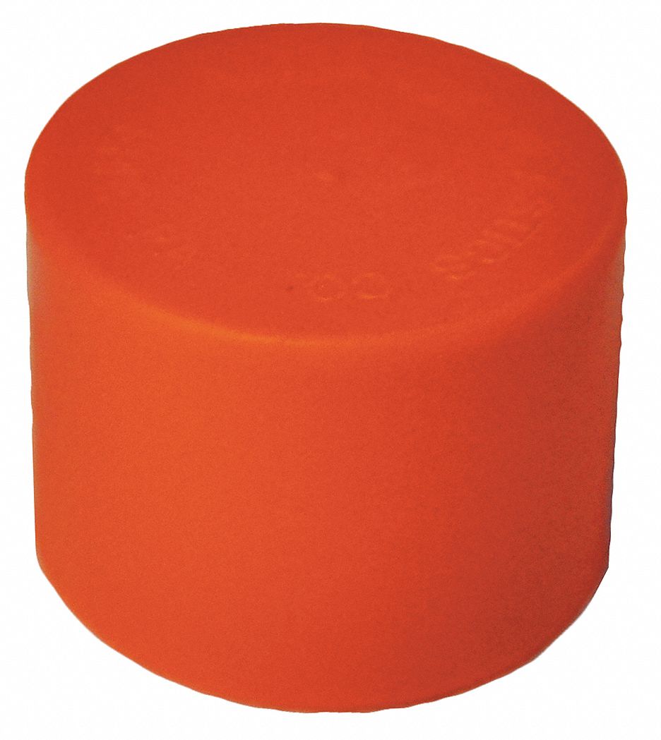 End Cap, Dia 1 In, Plastic