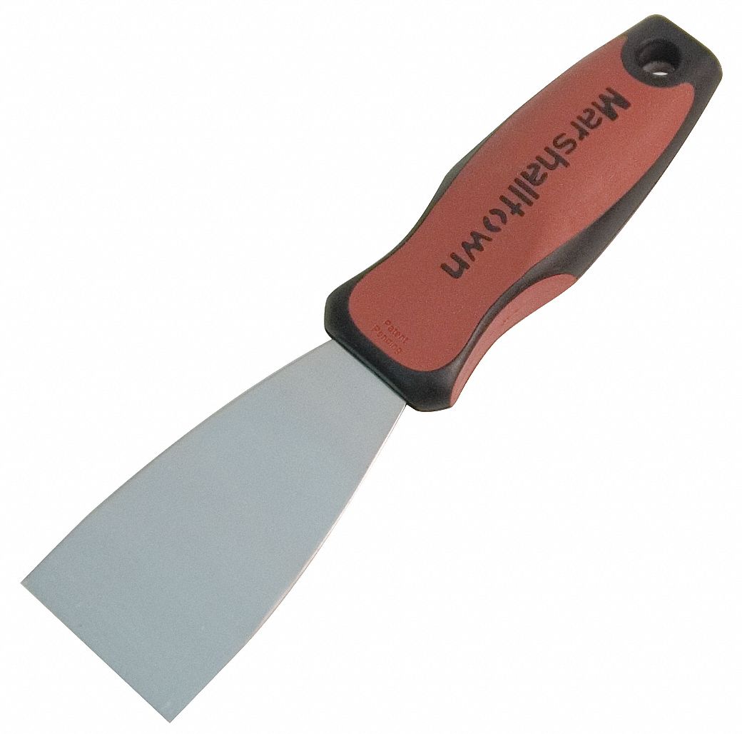 Putty Knife, Stiff, 2 In, Soft Grip
