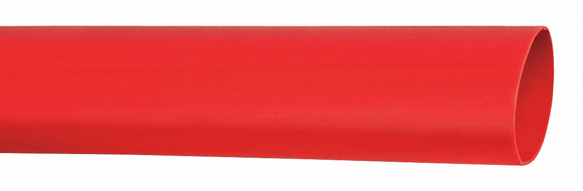 Heat Shrink, Heavy, 2 to 4/0 AWG, Red, PK 3