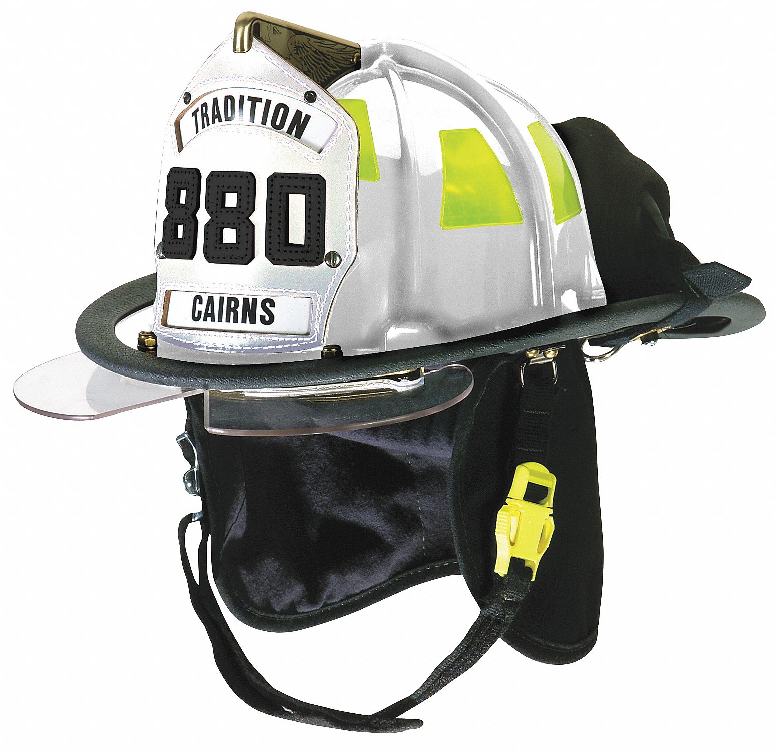 Fire Helmet, White, Traditional