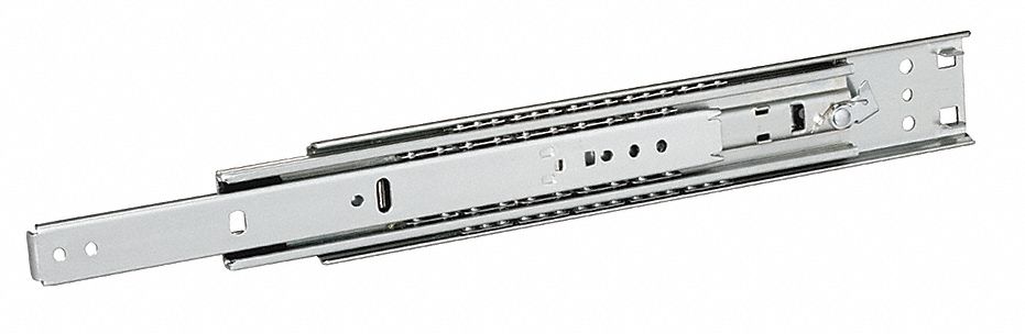 Drawer Slide, Side Mount, Steel, 25, PK 2