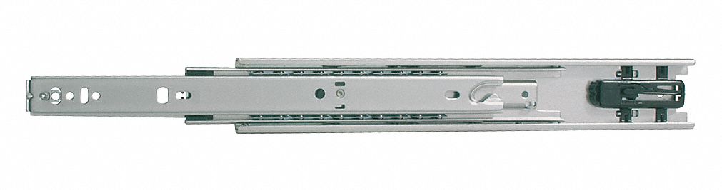 Drawer Slide, Side Mount, Steel, 16, PK 2