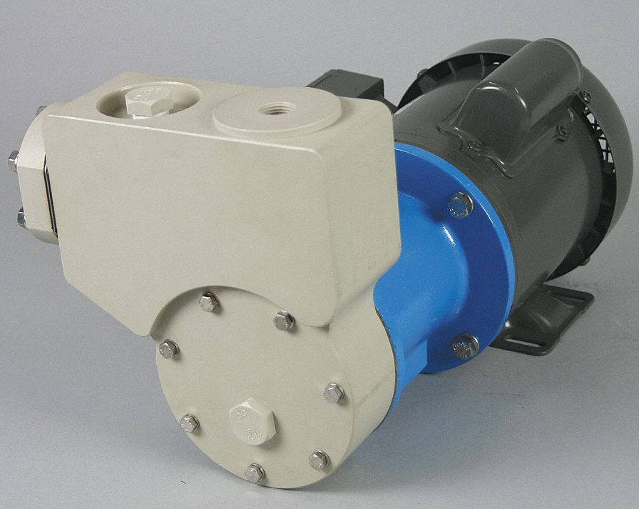 Turbine Pump, Magnetic Drive, 1 HP, 1 Ph