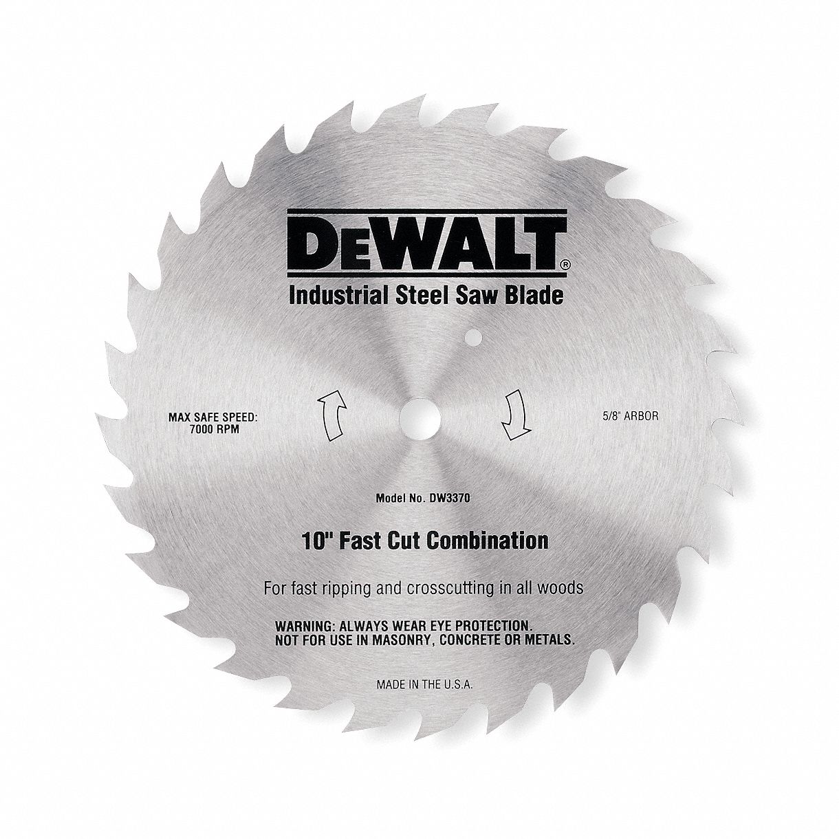 Circular Saw Bld, Steel, 10 In, 80 Teeth