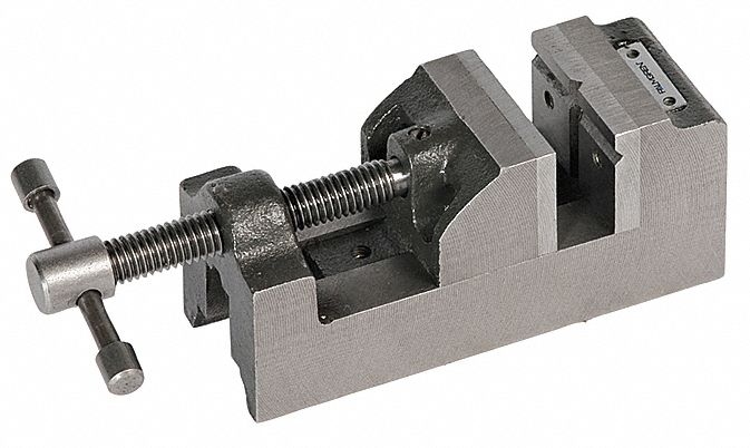 Drill Press Vise, 4 In W, Open 4 In