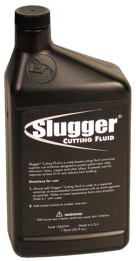Cutting Fluid, Water Soluble, Quart, Pk 12