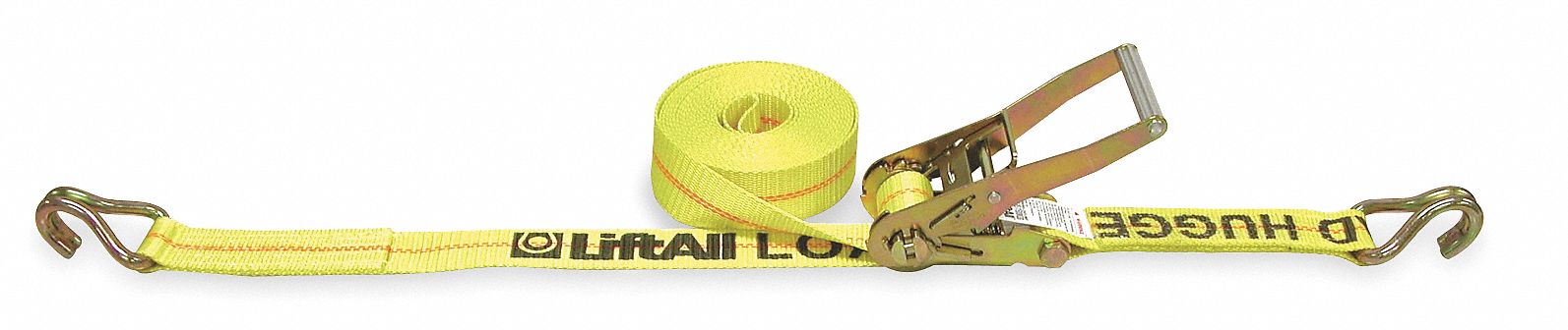 Cargo Strap, Ratchet, 27ft x 2 In, 3300 lb.