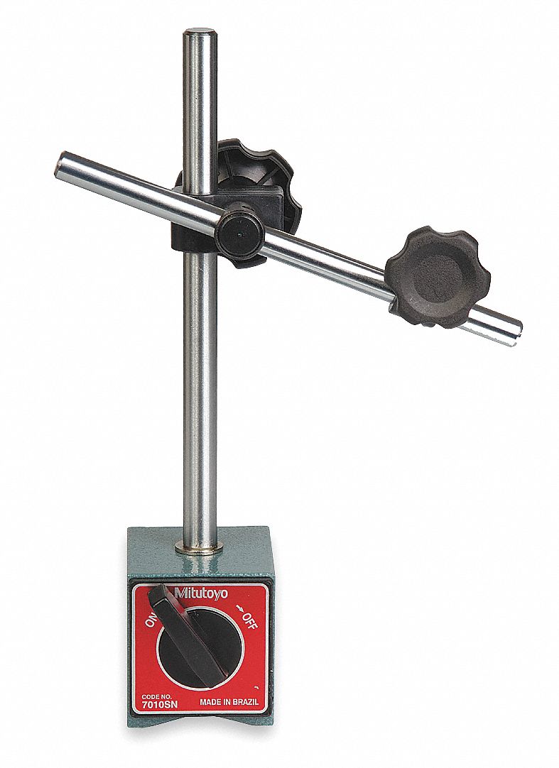 Magnetic Base/Holder, 6 In Gage Rod