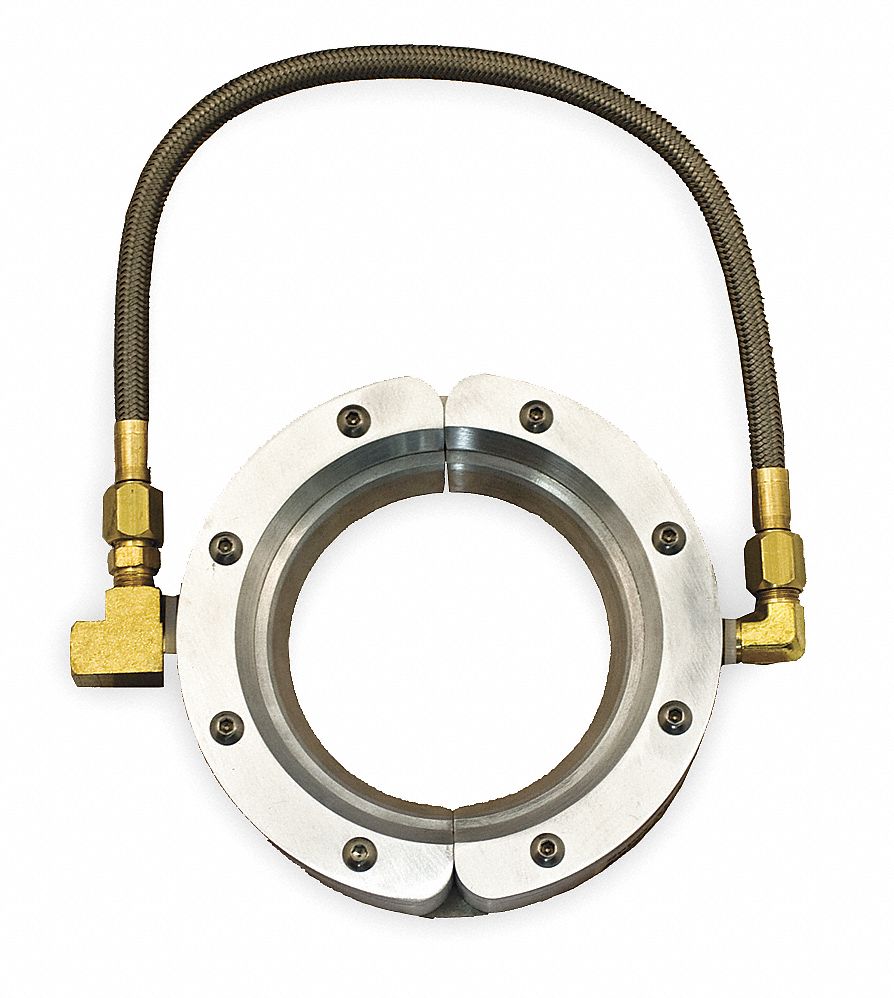 Air Wipe, 1/4 In NPT, 3 In Dia., Alum