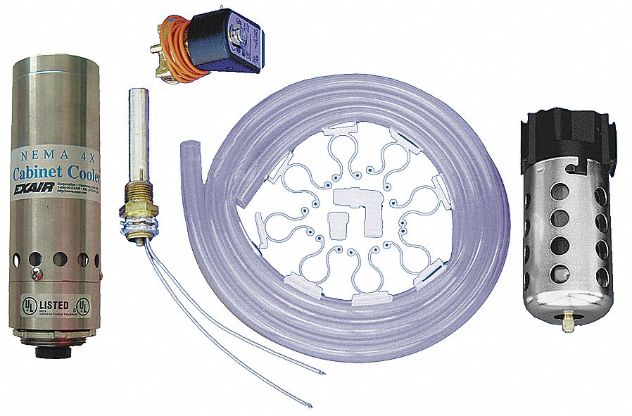 Vortex Tube, 8 CFM, 550 BtuH, NEMA 4