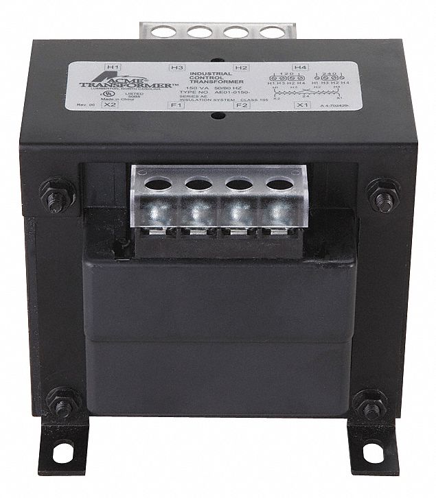 Transformer, Control, Output 120V, 100VA