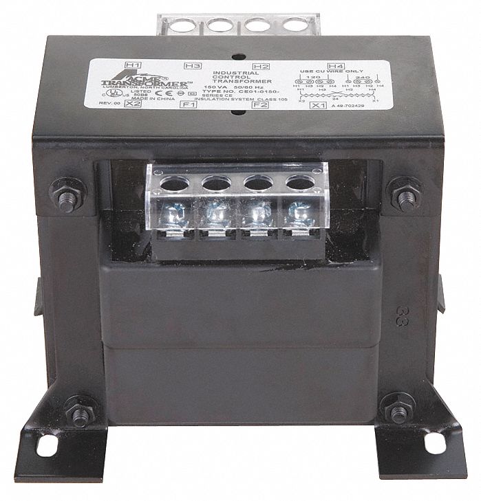 Transformer, Control, 120/240V, 350VA, CE