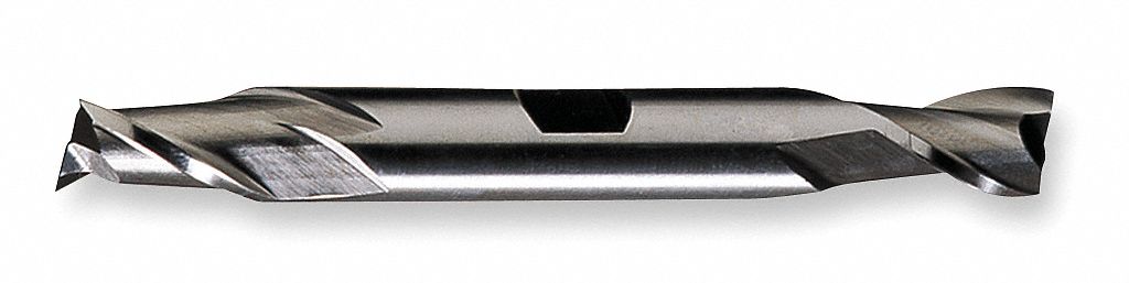 End Mill, Cobalt, 1/8, 2 FL, dbl Sq End, CC