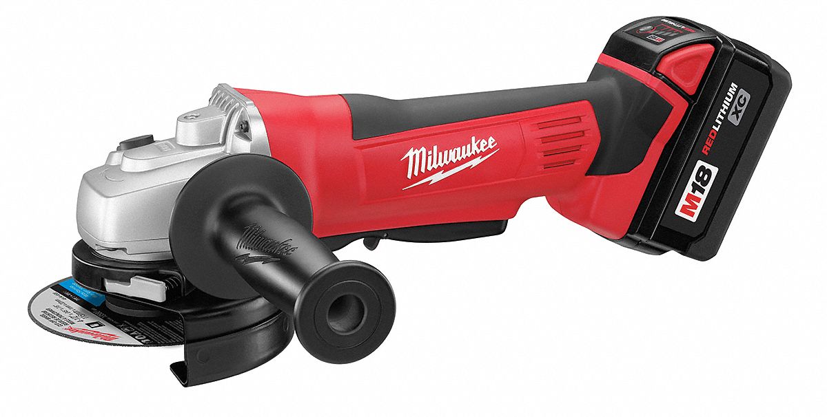 Cordless RA Grinder Kit, 18V, 4-1/2 In.