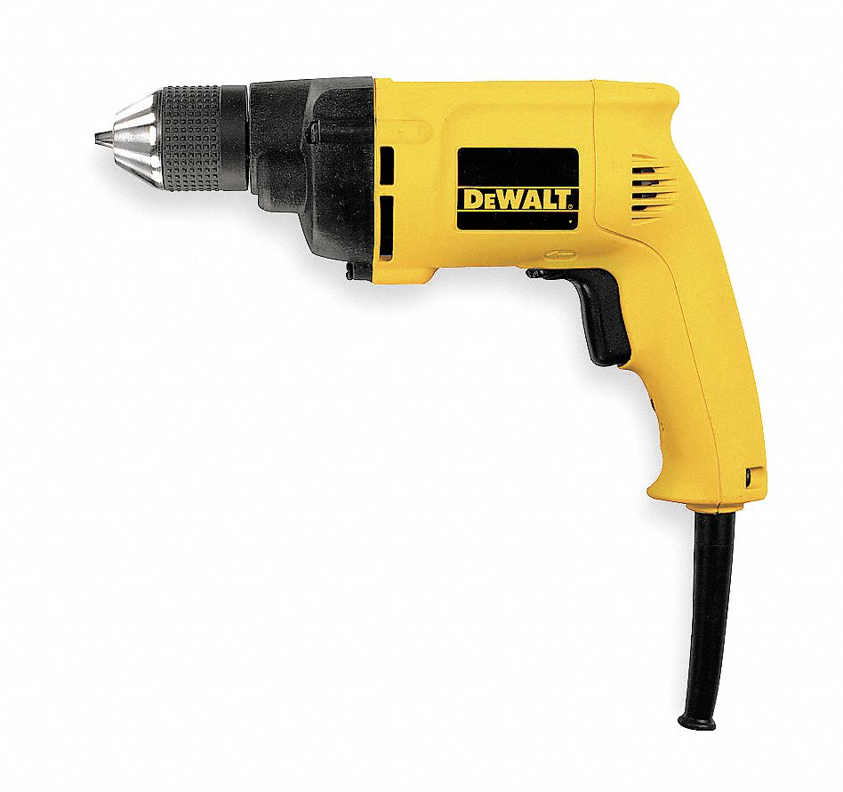 Pistol Grip Drill, 3/8 In, 1200 RPM, 6.7A