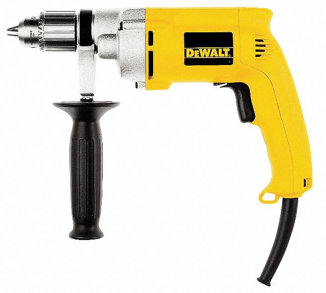 Pistol Grip Drill, 1/2 In, 850 RPM, 7.8 A