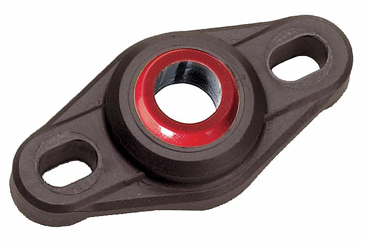 Flange, 2 Bolt, Bore Dia 0.7500 In