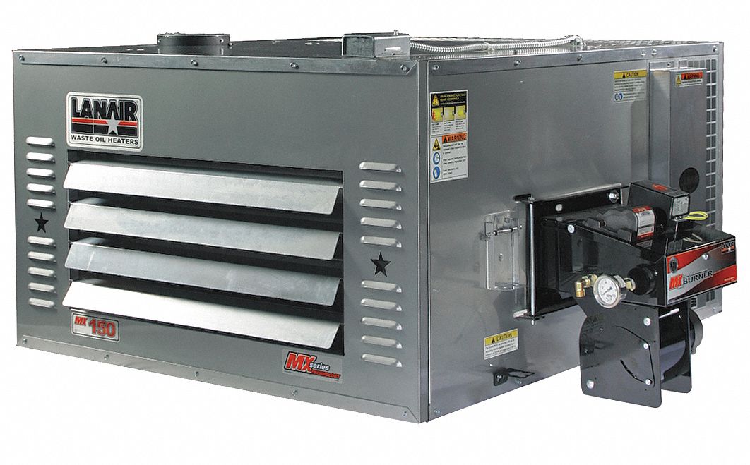 Waste Oil Heater, Nonductable, 150K BtuH