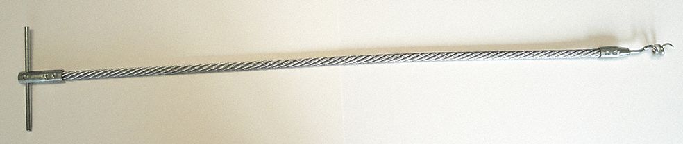 Packing Hook, Corkscrew, 30 In L