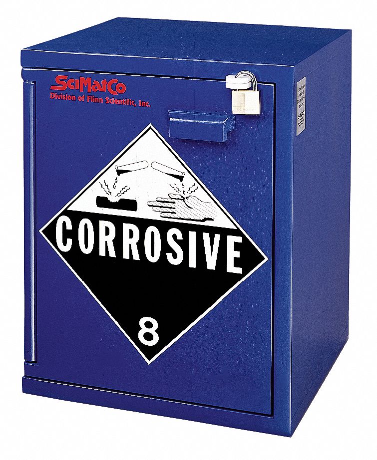 Corrosive Safety Cabinet, 21-1/4 In. H