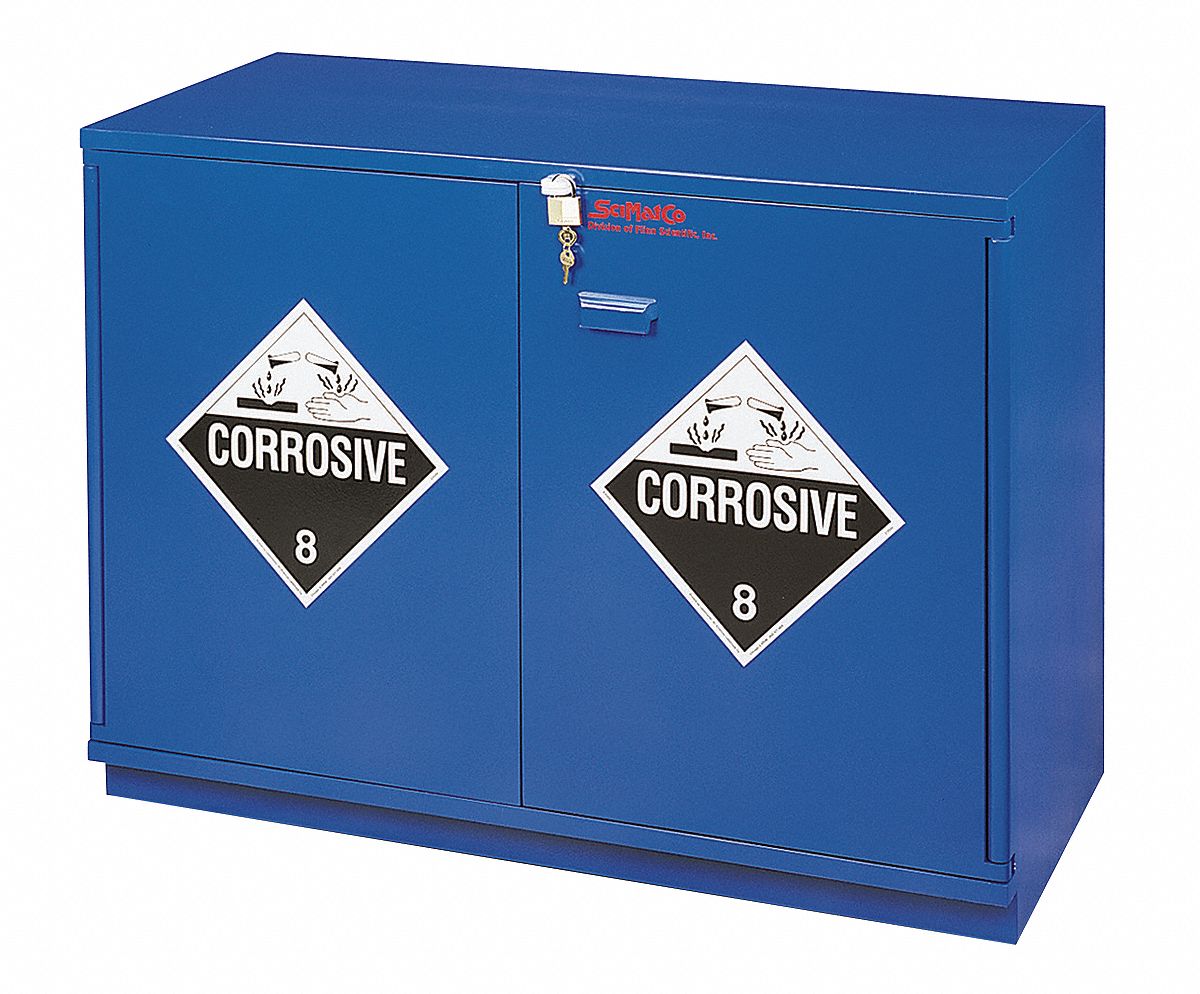 Corrosive Safety Cabinet, 35-1/2 In. H