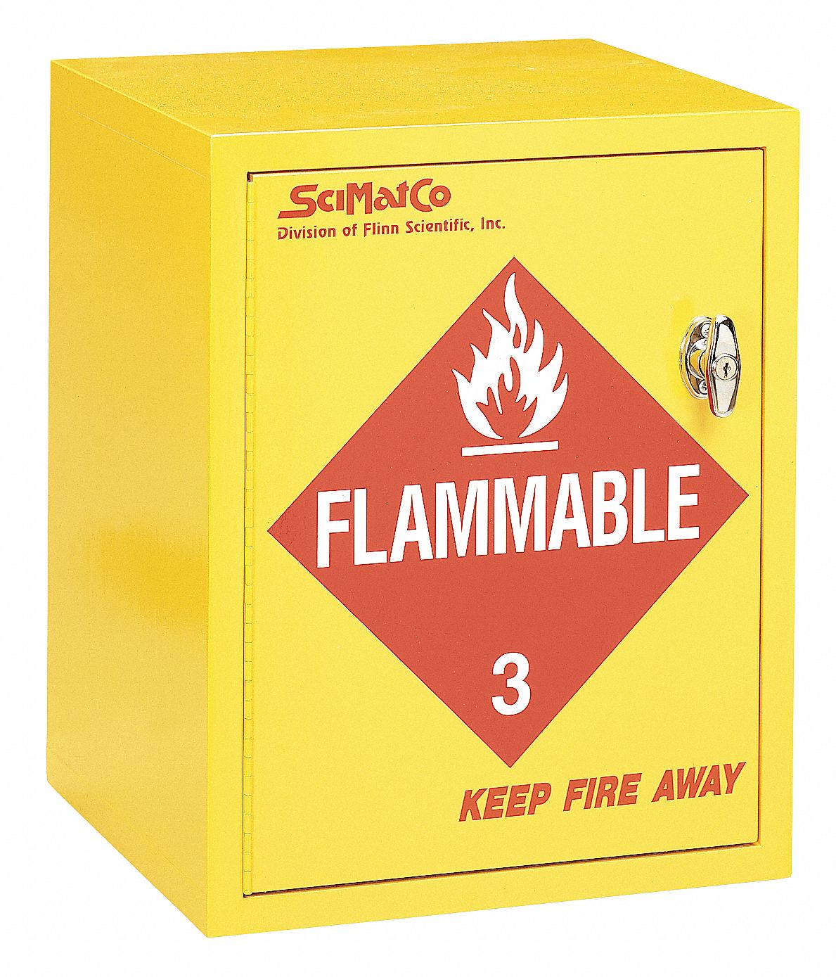 Flammable Cabinet, 4X1 Gal. Bottles, YLW