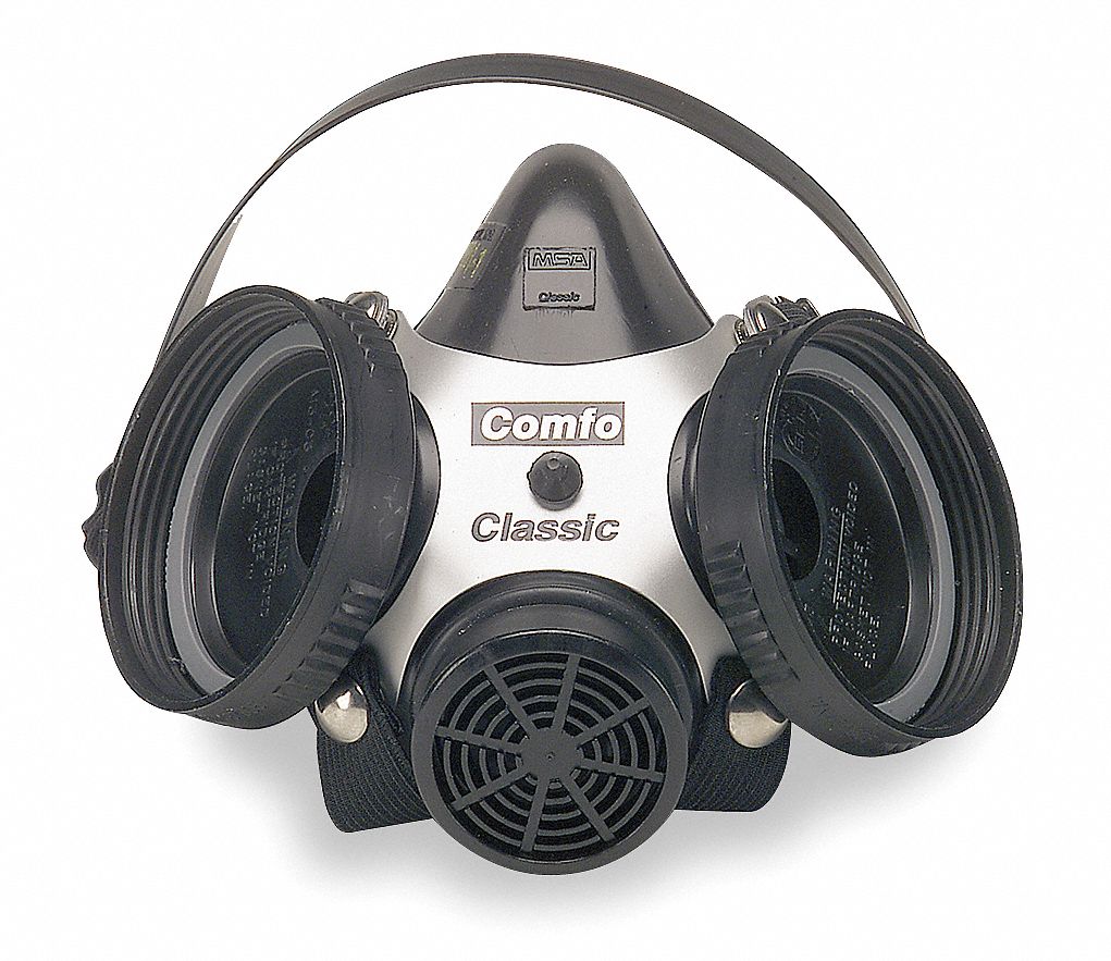 MSA Comfo(TM) Classic Half Mask, Rubber, L