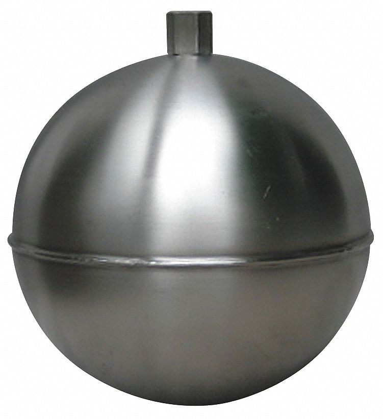 Float, 3/8 Tube Connection, L 8 In, SS