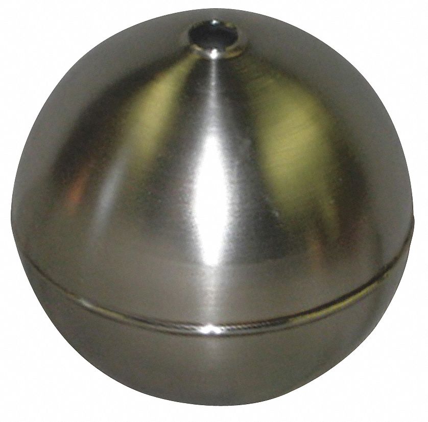 Float Ball, Round, SS, 9 In